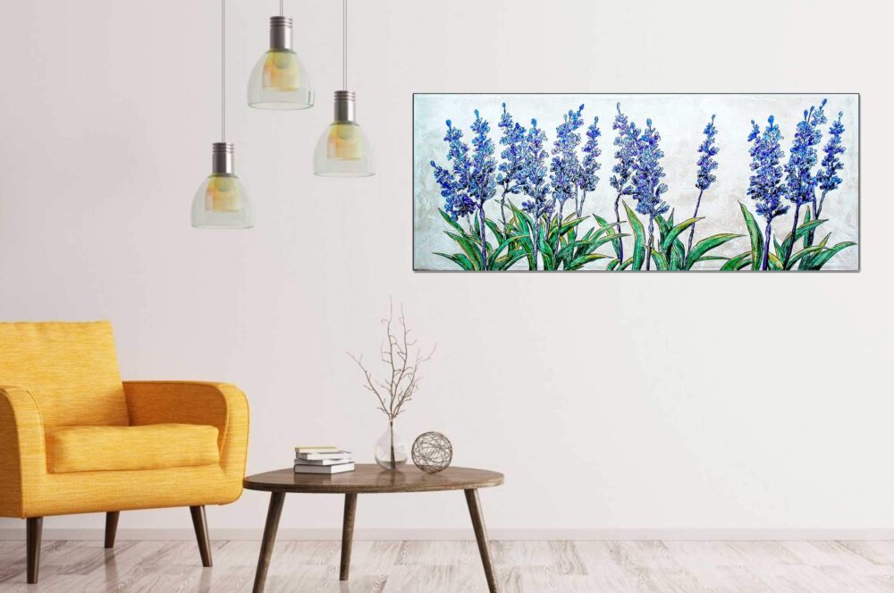 Cuadro decorativo lavanda