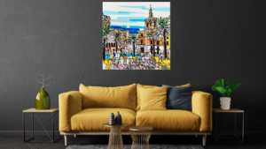 Comprar lienzos pintados a mano para decorar